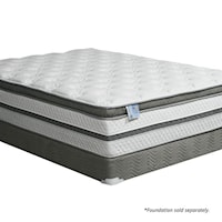 Siddalee 16" Euro Pillow Top Mattress with 2.5" Gel Infused Memory Foam - California King