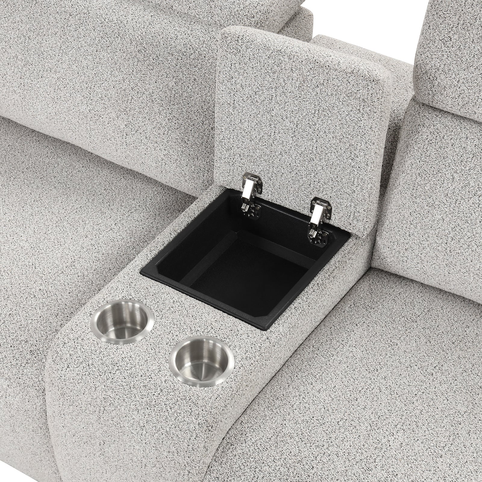 Power Sectional with Adjustable Headrest