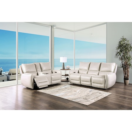 2-Piece Power Reclining Living Room Set