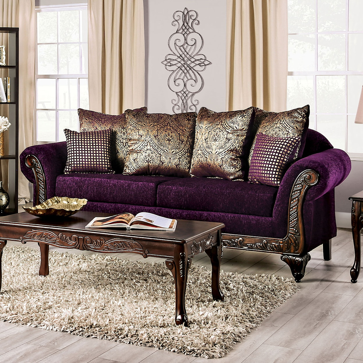 Furniture of America Casilda Sofa