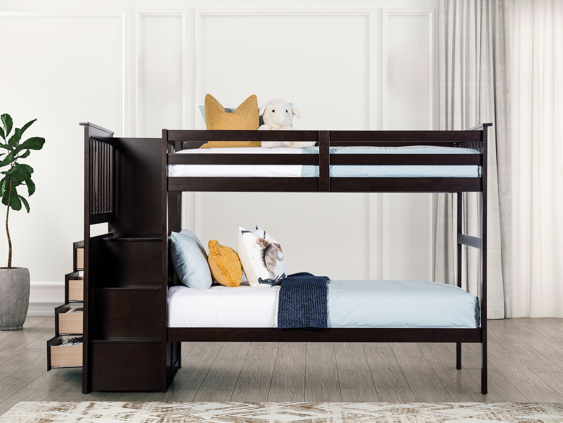 Twin over Twin Bunk Bed