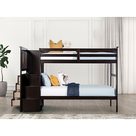 Twin over Twin Bunk Bed