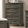 Furniture of America Houston 5-Drawer Bedroom Chest