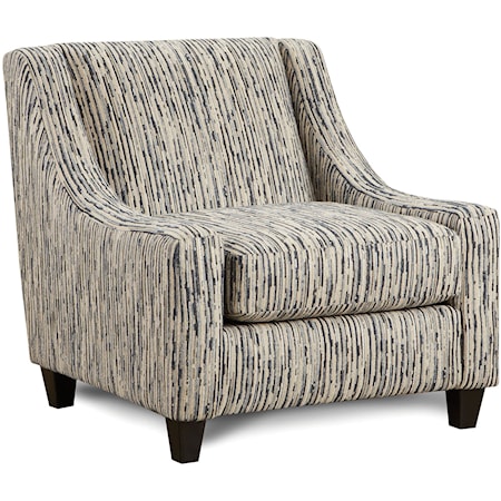 Accent Chair, Striped