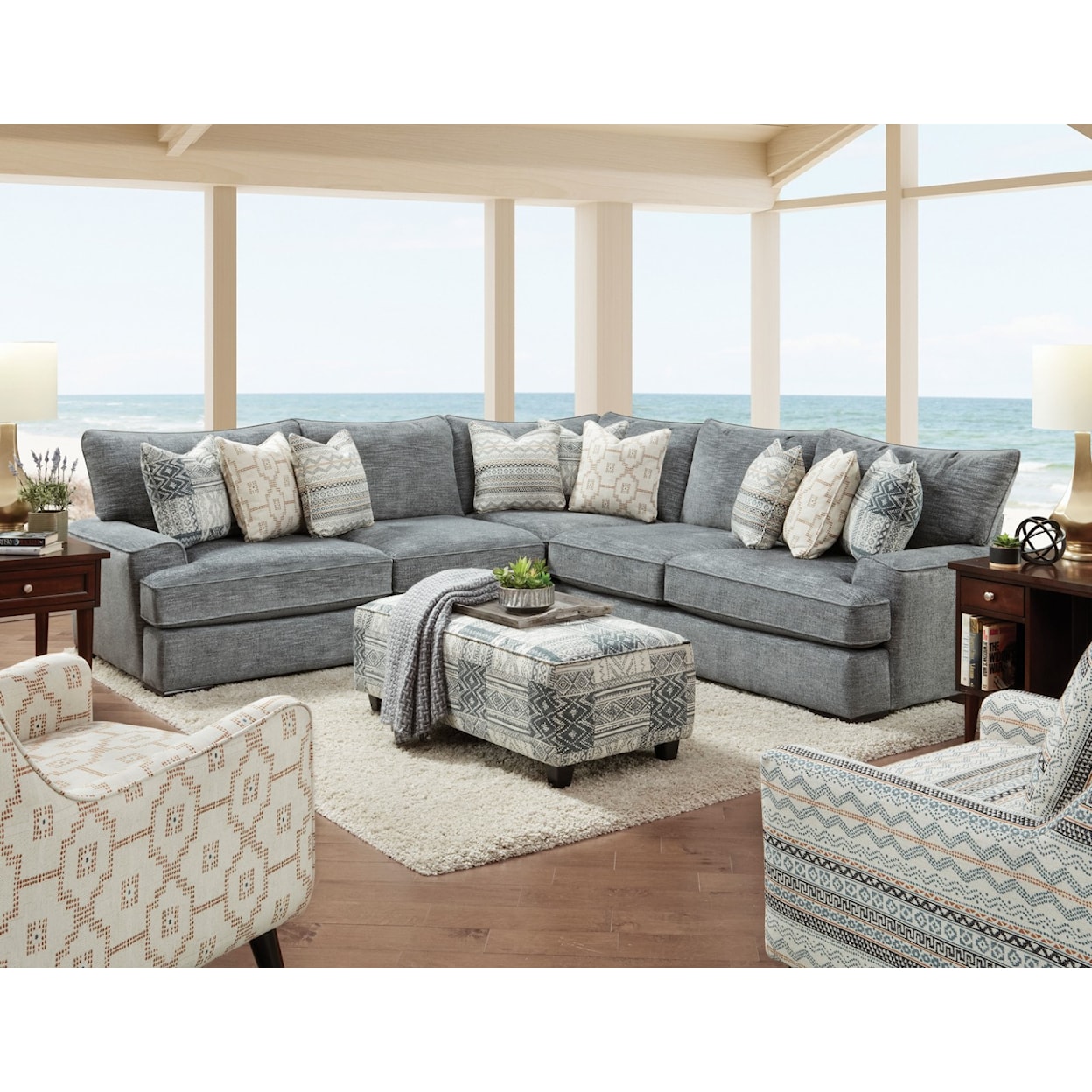 Furniture of America - FOA Eastleigh Sectional