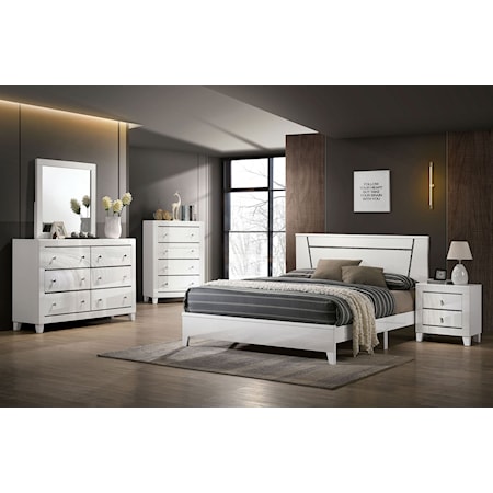 5 Pc. Queen Bedroom Set w/ Chest