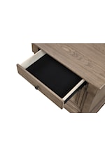 Furniture of America Sheringham Transitional 2-Drawer Nightstand with Felt-Lined Top Drawers