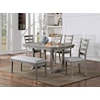 Furniture of America - FOA LAQUILA Dining Table, Gray