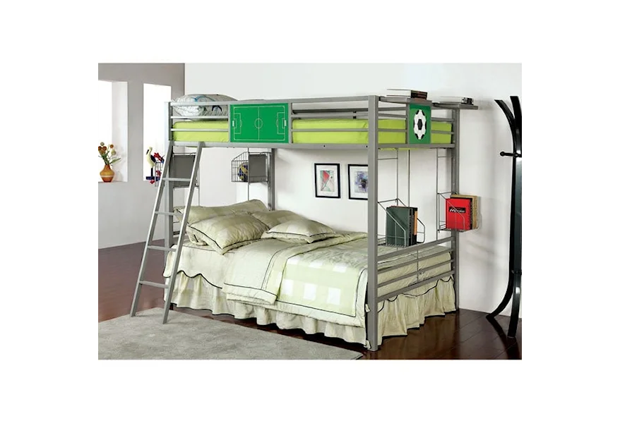 Athlete Youth Bunk Bed by Furniture of America at Dream Home Interiors