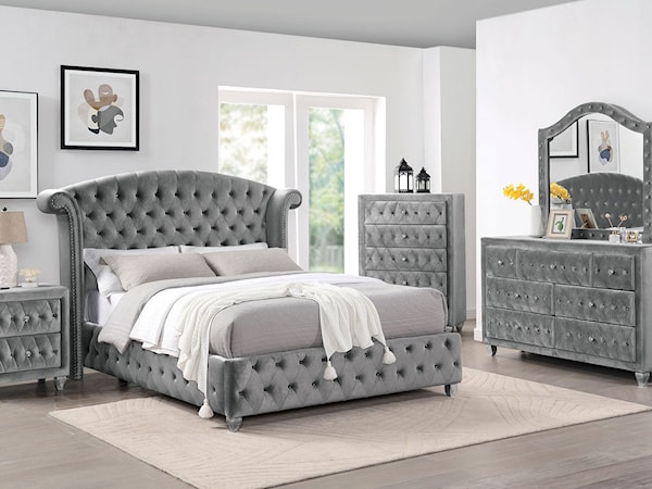 5-Piece Queen Bedroom Set with 2 Nightstands