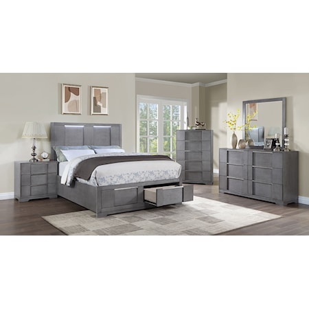 5-Piece Queen Bedroom Set with 2 Nightstands