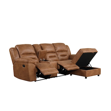 Manual Reclining Sectional Sofa