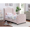 Furniture of America - FOA Kerran Upholstered Full Bed with Button Tufting