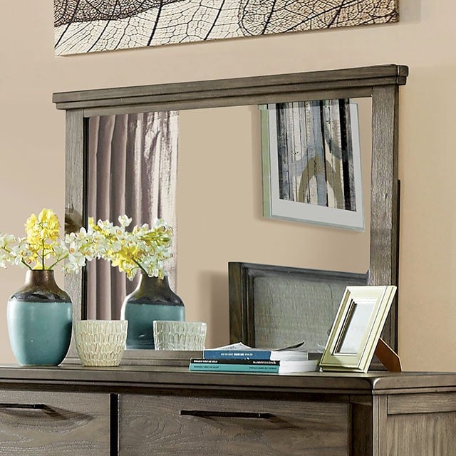 Furniture of America Berenice CM7528GYM Transitional Dresser Mirror