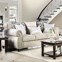 Traditional Sofa with Nailhead Trim