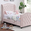 Furniture of America Kerran Upholstered Full Bed with Button Tufting