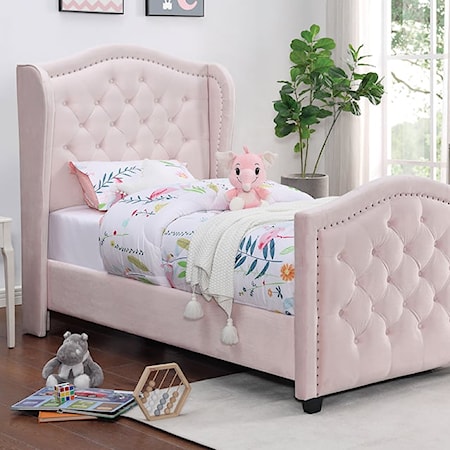 Upholstered Youth Twin Bed 