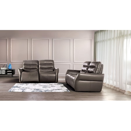 Power Sofa and Loveseat