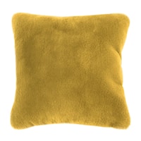 Contemporary Gold Throw Pillow