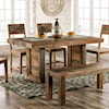 Furniture of America - FOA Galanthus Solid Wood Dining Table