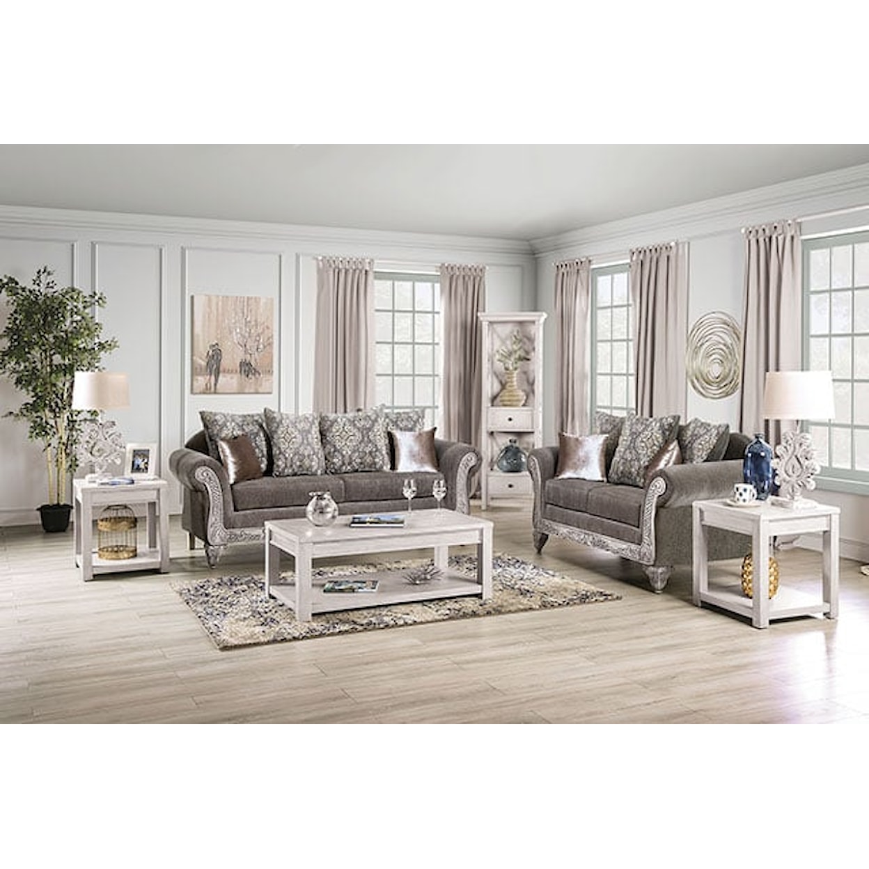 Furniture of America Velletri Sofa