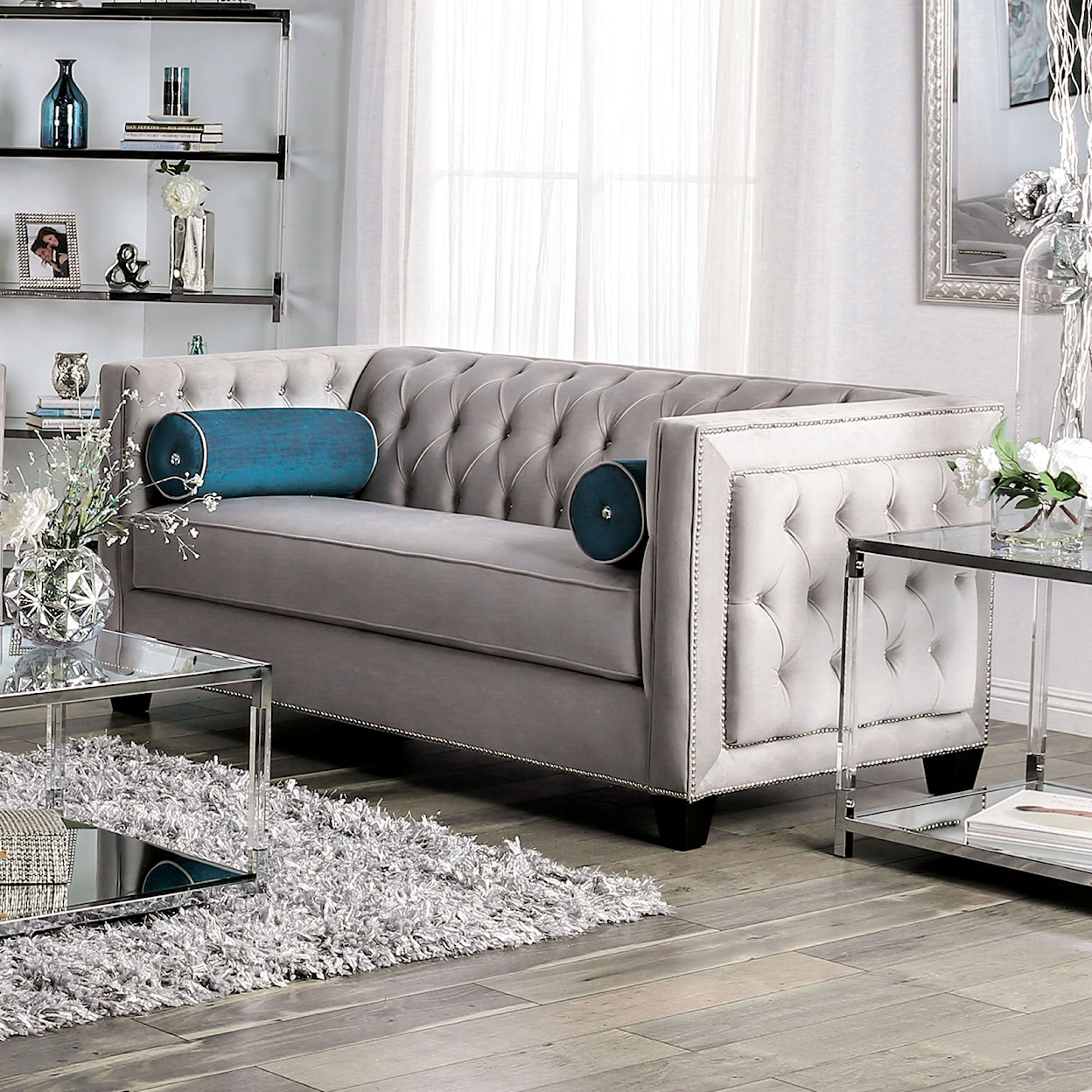 Furniture of America Silvan Loveseat