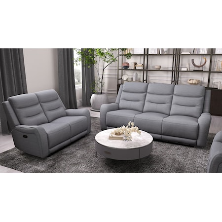 2-Piece Manual Reclining Living Room Set