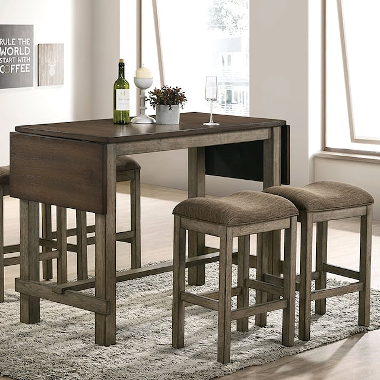 Furniture of America - FOA Gumboro Dining Table