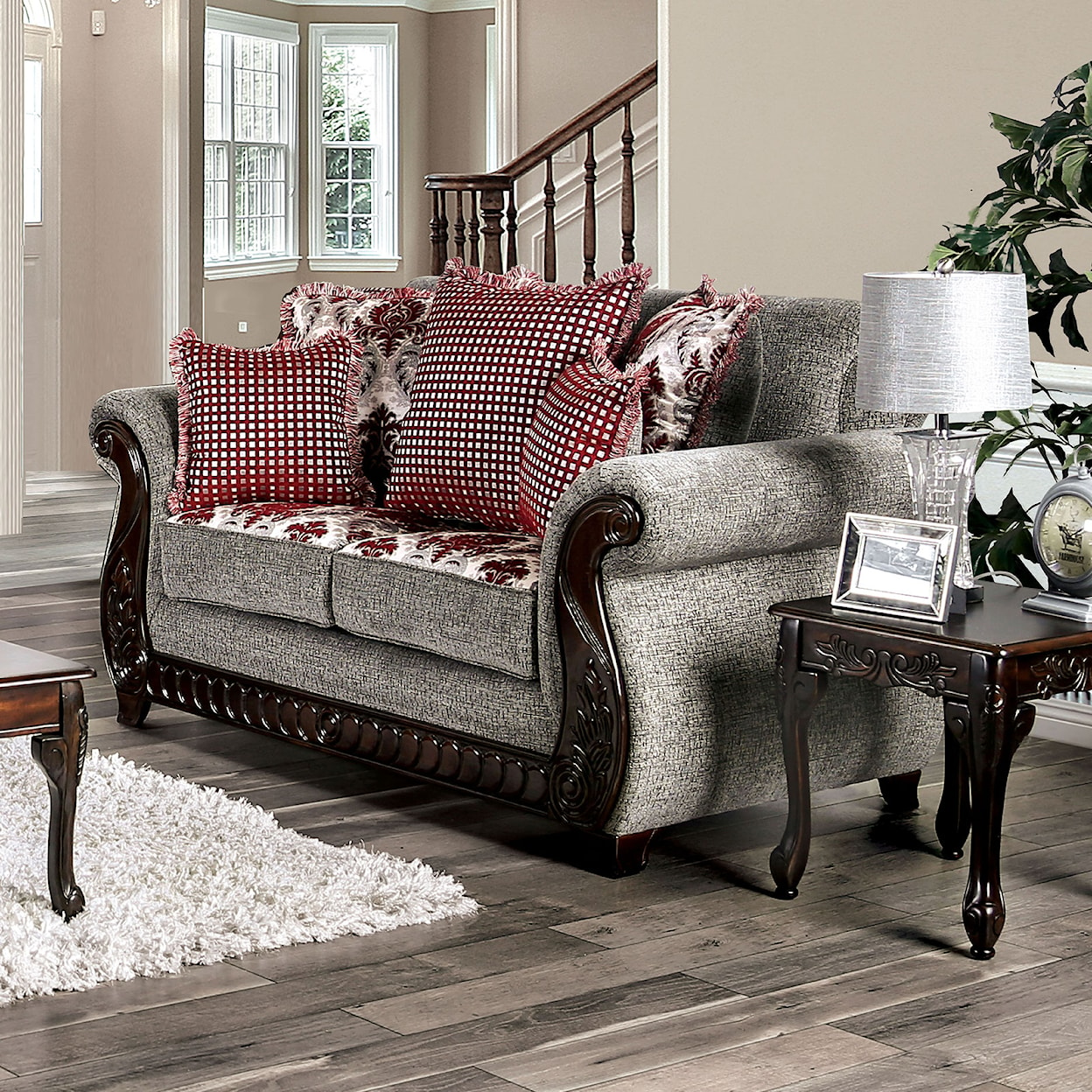 Furniture of America Whitland Loveseat