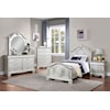 Furniture of America - FOA Alecia Full Bed with Wood Carved Details