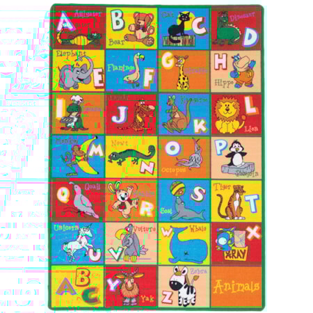 5 X 7 ABC MULTI RUG |