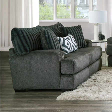 Channel-Tufted Loveseat