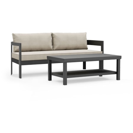 Sofa and Coffee Table Set