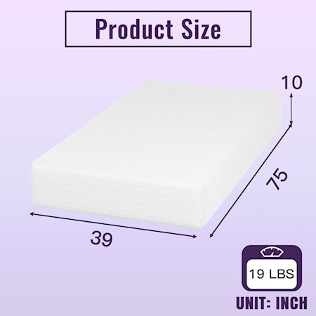 10&quot; Twin Memory Foam