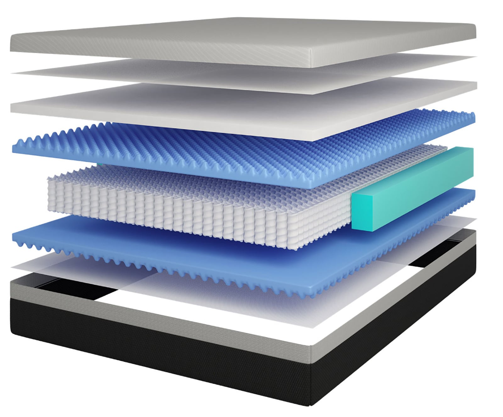 12" Full Hybrid Pocket Coil Mattress