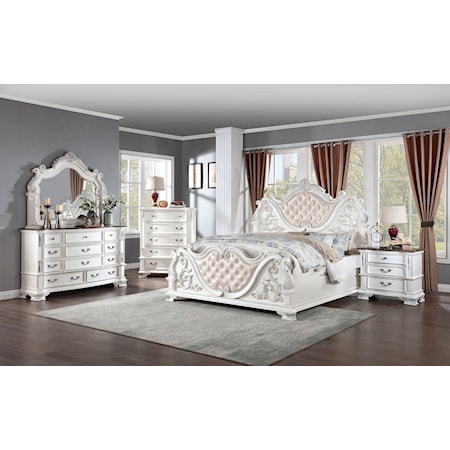 5 Pc. Queen Bedroom Set W/ Chest