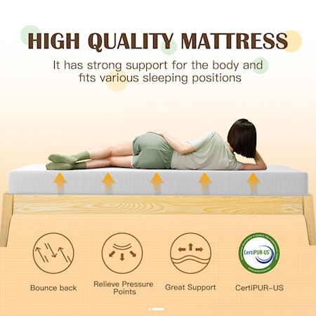 8&quot; Queen Green Tea Gel Memory Foam