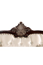 Furniture of America Yucatan Traditional Sofa with Carved Details