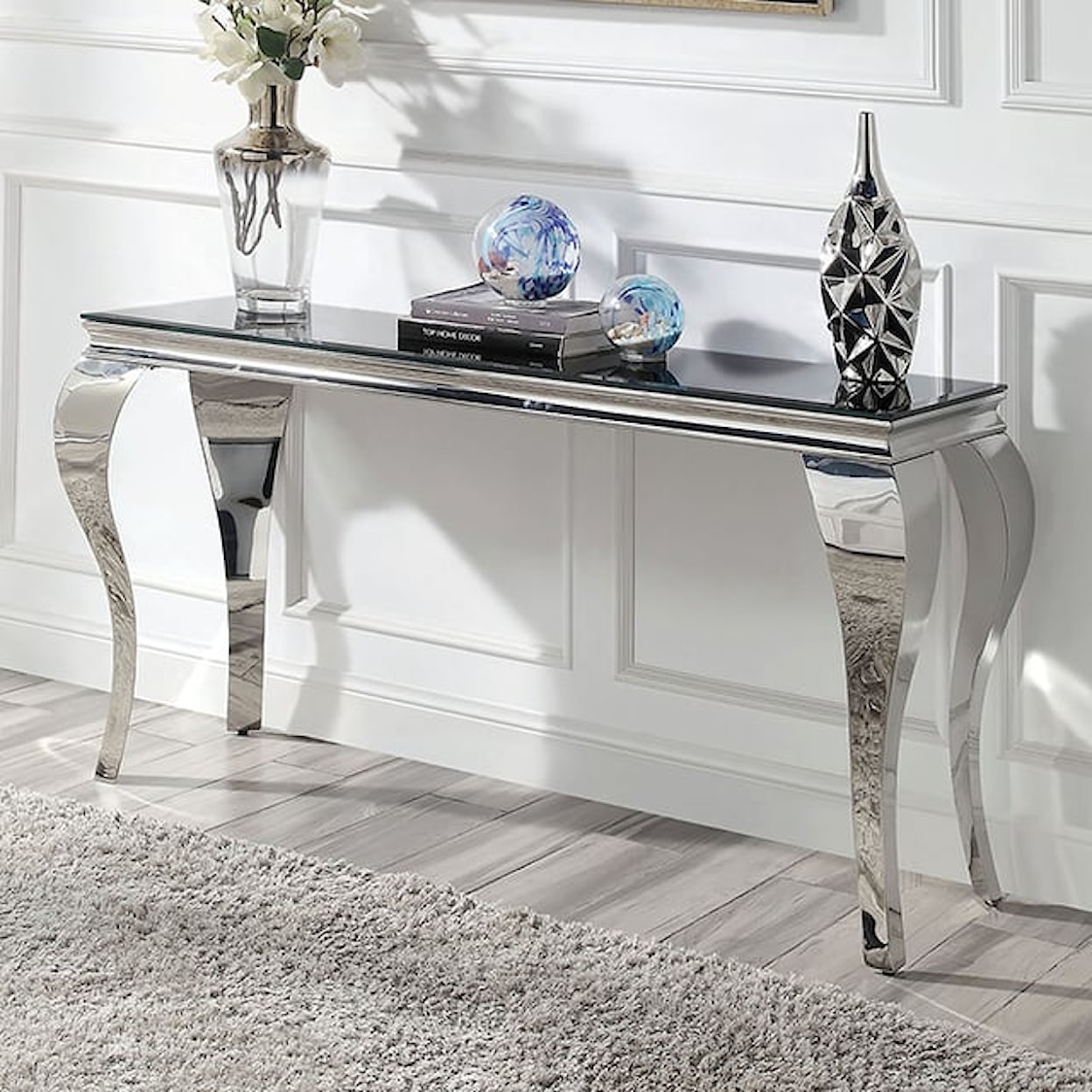 Furniture of America Wetzikon Sofa Table