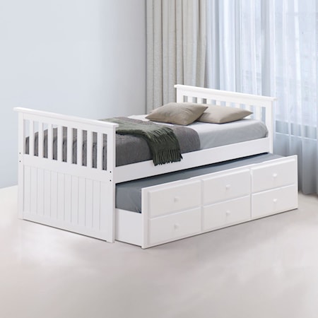 Twin Captain Bed