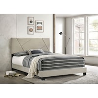 Contemporary Upholstered California King Bed