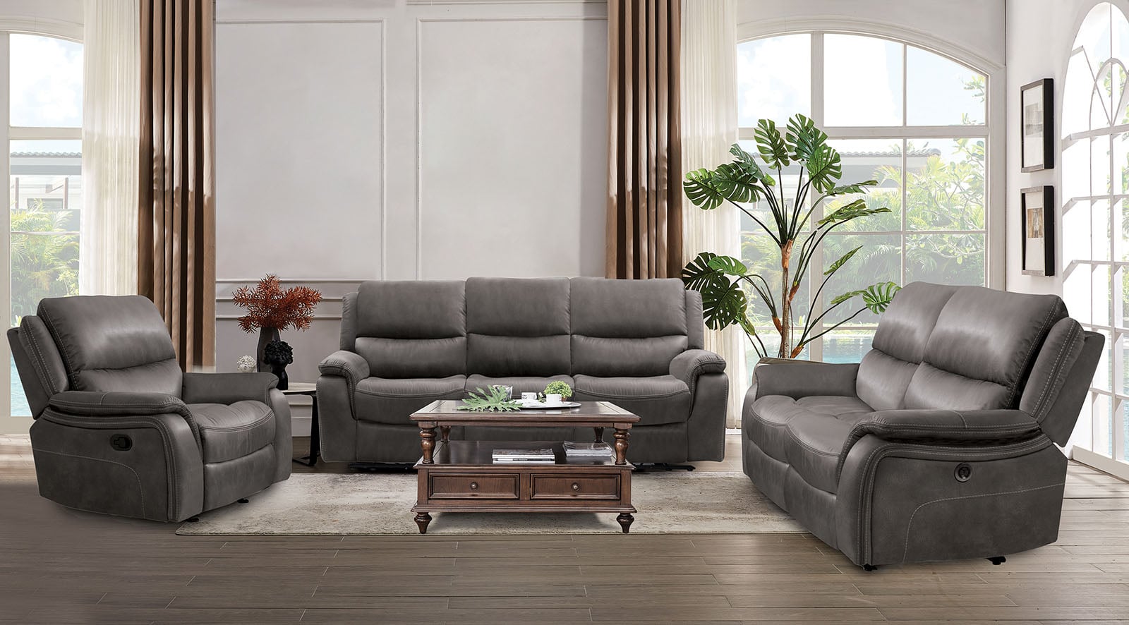 Manual Reclining Sofa