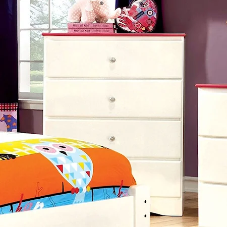 Contemporary Two-Tone Bedroom Chest