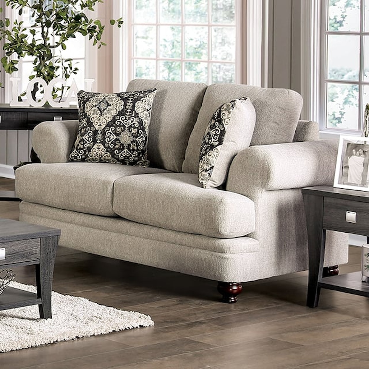 Furniture of America Miramar Love Seat