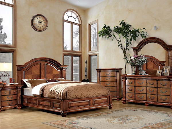 5 Pc. Queen Bedroom Set w/ Chest