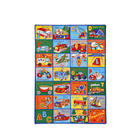 5 X 8 MULTI ABC RUG |