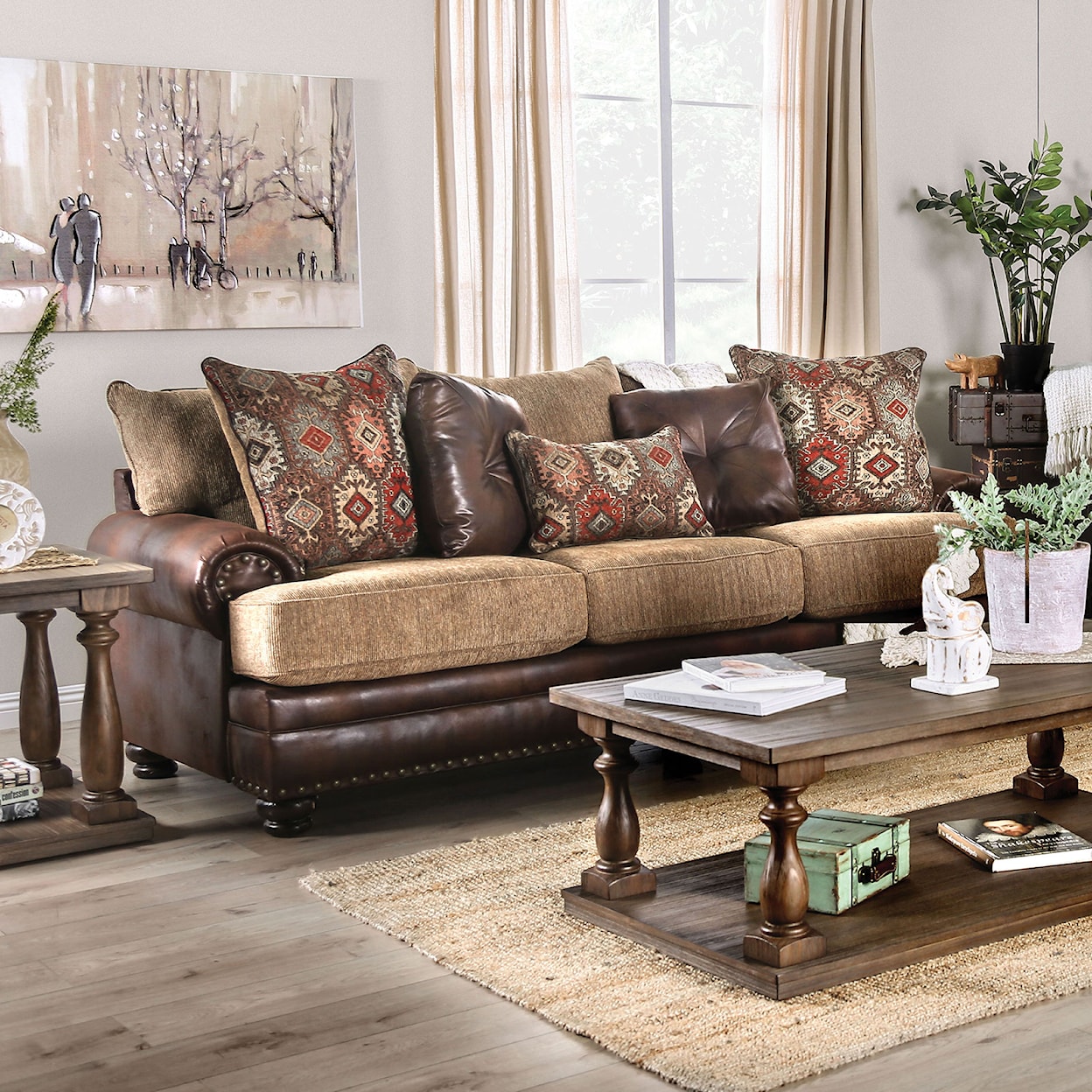 Furniture of America Fletcher Sofa