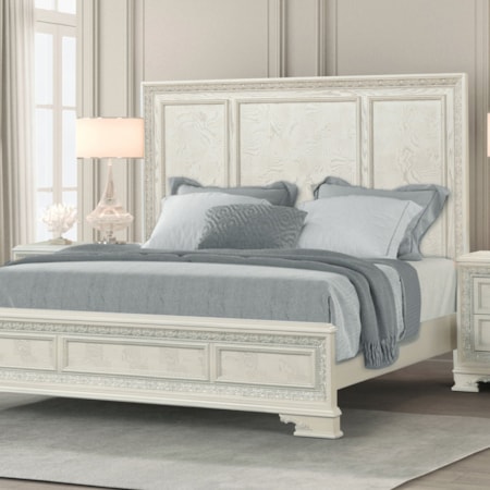 NOVA WHITE QUEEN BED |