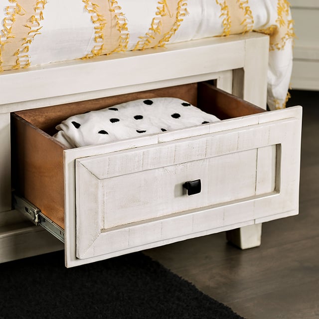 Queen Panel Storage Bed