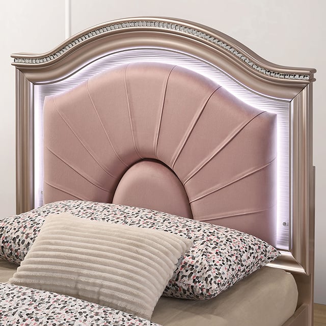 Full Bed with Upholstered Headboard